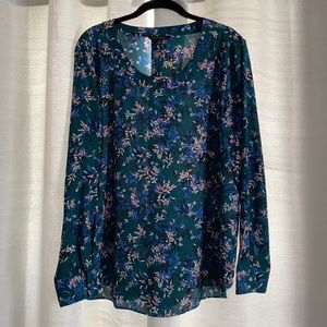 Banana Republic Green print Blouse